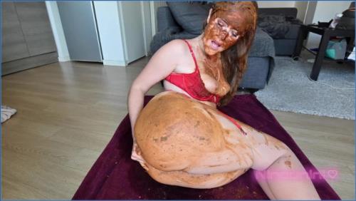 French Brunette Poops for You - FullHD – Scat-Slaves poster