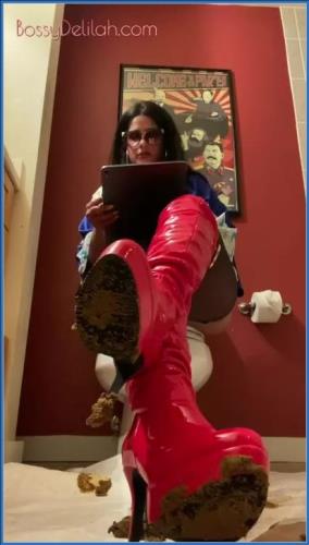 Bossy Delilah Dominates in Days of Consumption - Day 1 Kaviar Teen Video – Scat-Slaves poster