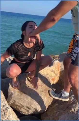 Greek Goddess Beach Day with Venom Evil and Dr Love HD 720p Anal Enema