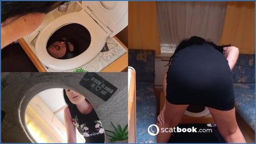 Intense Kaviar and Foodplay with Mistress Luciana in Das Toilettenmaul HD 720p