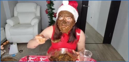 Scatlina Shitty Santa 2025 Part 2 with 22 Loads of Kaviar in HD 720p