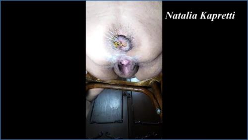 Natalia Kapretti BBW Fetish Masturbation in FullHD Russian – Scat-Slaves poster