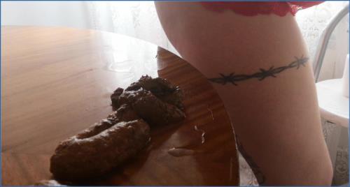 Badkitty España in Unfiltered Scat and Vomit Fetish Performance – Scat-Slaves poster