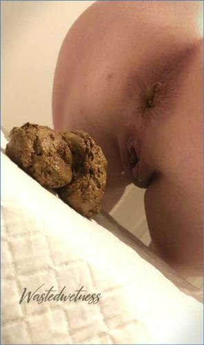 Extreme Scat in UltraHD: Brutal Sitting and Shitting Session by Wastedwetness