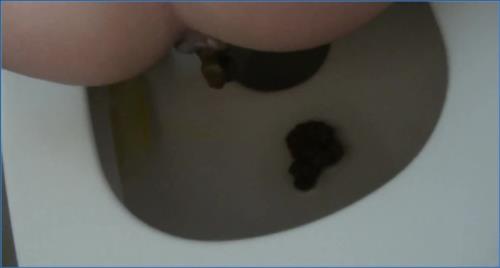 Nylon Fetish Fun: Full HD Dildo Play on the Toilet – Scat-Slaves poster