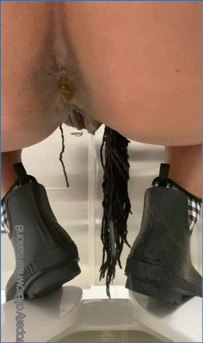 POV Toilet Snake: Intense Scat and Pee Scene in FullHD 1080p – Scat-Slaves poster