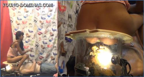 Download Young-Dominas Pushes Limits in Brutal Femdom Scat [HD 720p] Scat-Slaves.net