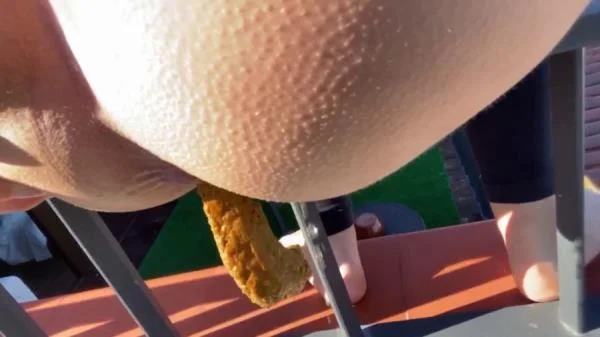 Crazy Shit On Rooftop-Railing (Desperation) [HD 720p] Solo, Poop (Scatshop.com) – Scat-Slaves poster