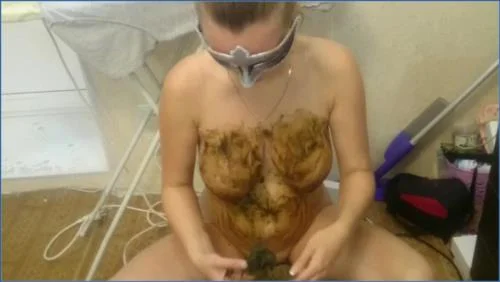 Brooklyn babe goes wild with a scat-fetish vid in FullHD – Scat-Slaves poster