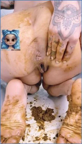 Inked Bambi's Ultimate Kaviar and Enema Fetish Experience – Scat-Slaves poster