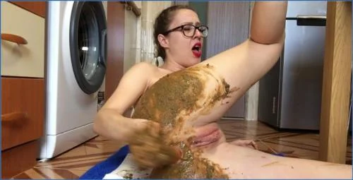 Ella Gilbert 24-Hour Scat and Dildo Experiment Online – Scat-Slaves poster