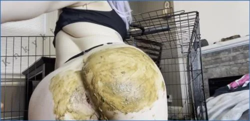 KnkyKttn97 Engages in Extreme Scat Fetish with Big Toys - scat porn video at Scat-Fetish.com