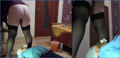 Milana Smelly Facesitting and Toilet Slave Training in FullHD - scat porn video at Scat-Fetish.com