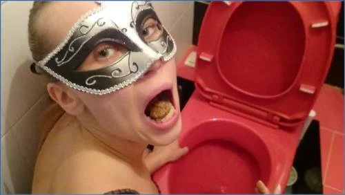 Brown Wife Licks a Dirty Toilet - related scat video at Scat-Fetish