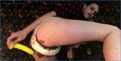 First Diaper Mess and Dildo Play with Big Dick Fetish - scat porn video at Scat-Fetish.com