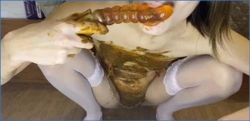 Brooklyn Cutie’s Wild Shit Eating Fetish in FullHD - scat porn video at Scat-Fetish.com