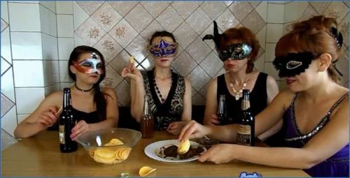 ModelNatalya94 and Friends in a Morning Fetish Orgy - scat porn video at Scat-Fetish.com