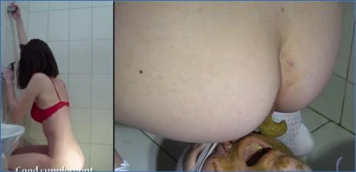 MilanaSmelly in Erotic Toilet Slavery and Scat Masturbation - scat porn video at Scat-Fetish.com
