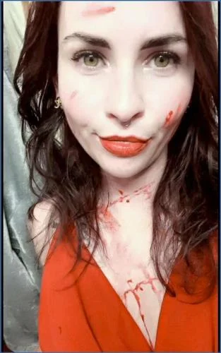 LilbuttLex at a Halloween Party Trying Out Her Plug in the Bathroom - scat porn video at Scat-Fetish.com
