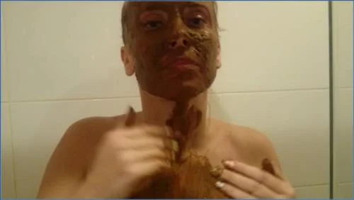 Intense Scat Play: Russian Brown Wife in 4K - scat porn video at Scat-Fetish.com