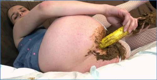 Pantyhose Scat Fantasy with Big Dick Fetish in Banana Butt Magic 1 – Scat-Slaves poster