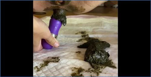 Hardcore Fetish Dildo Scat HD Russia: Smearing Pubic Play – Scat-Slaves poster