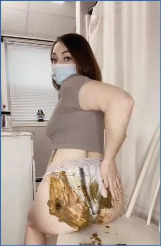Panty Poop Toothbrush Scat Fetish Porn in 4K HD