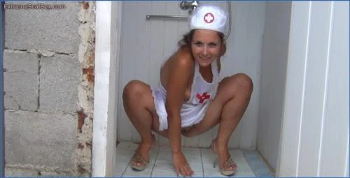 Nadya the Charming Nurse in Fetish Pooping HD – Scat-Slaves poster