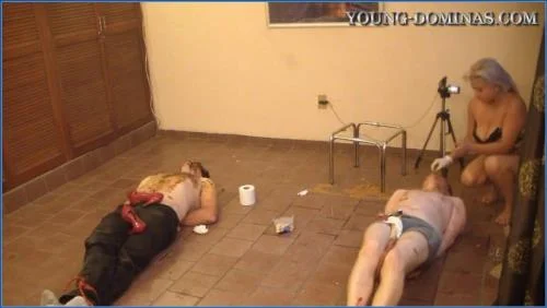 Mistress Scat Dominates Double Slave Session in Extreme HD