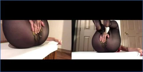 Emily Milk's Pantyhose Scat and Smearing Adventure in FullHD Download – Scat-Slaves poster