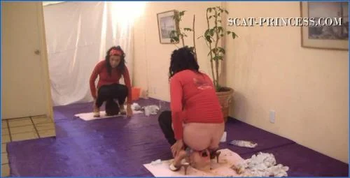 Karey Eats Shit in HD Scat Vid – Scat-Slaves poster