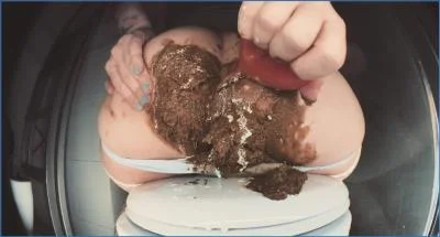 Dirty Betty Shits on White Panties in Freaky Russian Shitting Action - scat porn video at Scat-Fetish.com