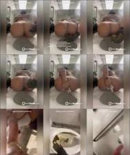 BrownSensation8 Unleashes Kaviar and Puke in Wild Public Toilet - related scat video at Scat-Fetish