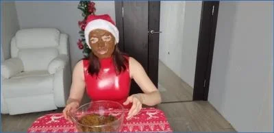 Scatlina Drenches in 22 Loads of Shit and Pee - Shitty Santa 2025 - scat porn video at Scat-Fetish.com