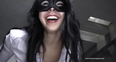 Mistress Gaia Shatters Boundaries with Extreme Scat and Blue Skirt - popular scat video at Scat-Fetish