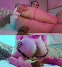 Lady Latsuna's - Extreme Scat and Piss Play with Kaviar and Anal - related scat video at Scat-Fetish
