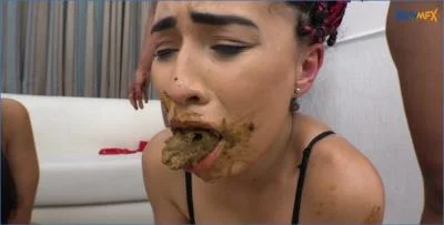 Morena Ros Doms You in Her Shit-Eating Feast - Kaviar POV - Scat - related scat video at Scat-Fetish