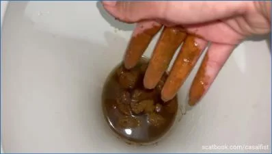 Casal Fist Shits and Fists Her Way Through a Rough Anal Scat Bout - popular scat video at Scat-Fetish