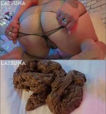 Lady Latsuna Dominates with Scat, Piss, and Kaviar - Extreme Mess - scat porn video at Scat-Fetish.com