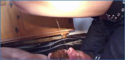 Lady Amy and Lady Atropa Humiliate and Use Their Toilet Slave in the Garden - scat porn video at Scat-Fetish.com