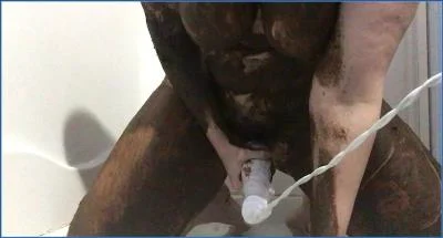 ChubbiBunni Enjoys Solo Hairy Pussy Masturbation and Scat Play - scat porn video at Scat-Fetish.com