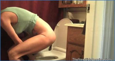 Josie Solo Toilet Play with Farting, Pooping, and Peeing - related scat video at Scat-Fetish