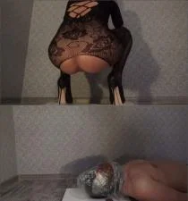 Mistress Emily Dominates Toilet Slave with Scat and Foot Fetish Play - related scat video at Scat-Fetish