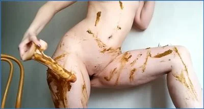 Nastygir and Honeyass Engage in gnarly Farting and Smearing Scat Porn - scat porn video at Scat-Fetish.com