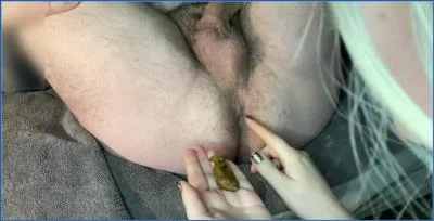 Foxness Delivers heavy Scat and Kaviar Encounter in Learning to Eat Daddy's Poo - scat porn video at Scat-Fetish.com